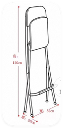 Kokoontaittuva baarituoli