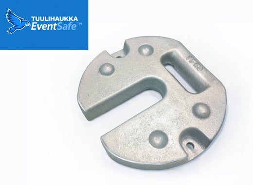Metallipaino 15 kg | Tuulihaukka EventSafe&trade;